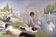 Georges Seurat Bathers at Asnieres (mk09) oil painting reproduction